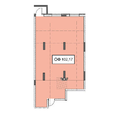 Офис 102.17 м² в ЖК Ривьера от застройщика, Киев