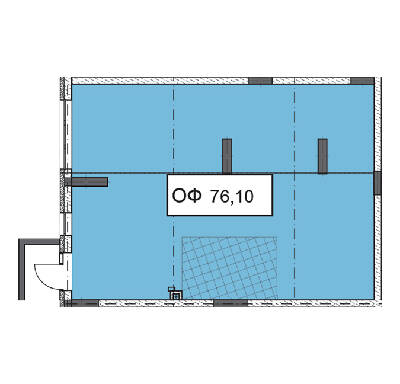 Офис 76.1 м² в ЖК Ривьера от застройщика, Киев