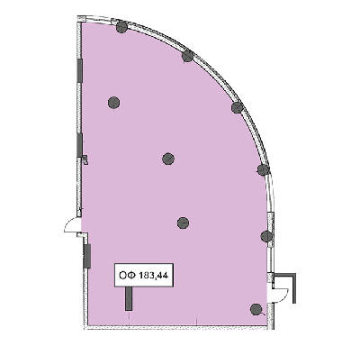 Офис 183.44 м² в ЖК Ривьера от застройщика, Киев