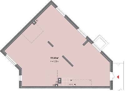 Помещение свободного назначения 115.06 м² в ЖК Сырецкие сады от застройщика, Киев