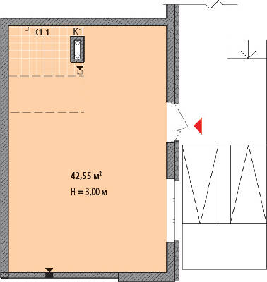 Помещение свободного назначения 42.55 м² в ЖК Сырецкие сады от застройщика, Киев