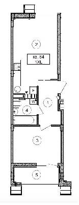 1-комнатная 45.1 м² в ЖК Respublika от 37 790 грн/м², Киев