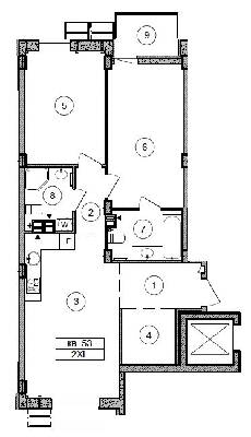 2-кімнатна 71.5 м² в ЖК Respublika від 46 200 грн/м², Київ
