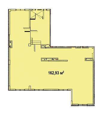 Приміщення вільного призначення 162.93 м² в ЖК Krona Park від забудовника, м. Бровари