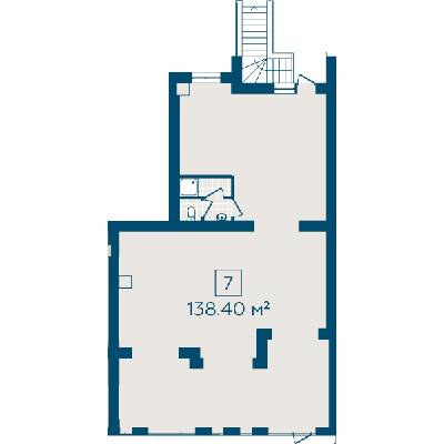 Приміщення вільного призначення 138.4 м² в ЖК Київський від 20 520 грн/м², м. Буча