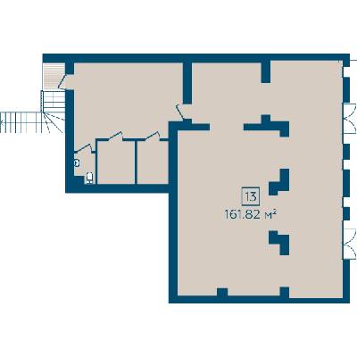 Приміщення вільного призначення 161.82 м² в ЖК Київський від 20 520 грн/м², м. Буча