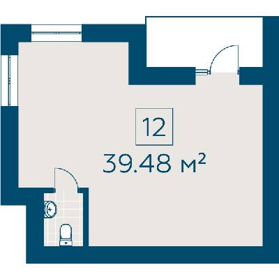 Приміщення вільного призначення 39.48 м² в ЖК Київський від 20 520 грн/м², м. Буча
