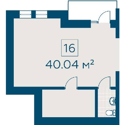 Приміщення вільного призначення 40.04 м² в ЖК Київський від 20 520 грн/м², м. Буча