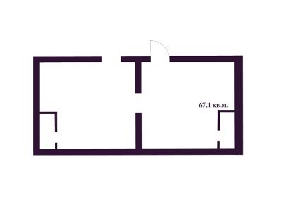 Помещение свободного назначения 67.1 м² в ЖК Синергия 3 от застройщика, г. Ирпень