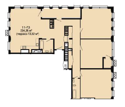 Свободная планировка 234.36 м² в ЖК DeLight Hall от 32 900 грн/м², Днепр
