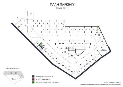 Машиноместо 14 м² в ЖК Львовская Площадь от 63 543 грн/м², Киев
