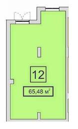 Помещение свободного назначения 65.48 м² в ЖК Центральный-2 от 29 523 грн/м², г. Ирпень