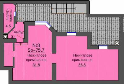 Помещение свободного назначения 75.7 м² в ЖК София Клубный от застройщика, с. Софиевская Борщаговка