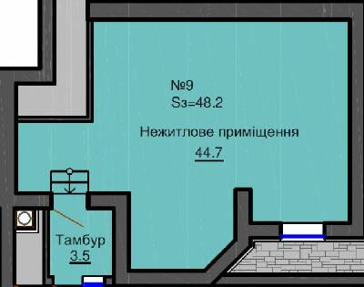 Приміщення вільного призначення 48.2 м² в ЖК Софія Резіденс від забудовника, с. Софіївська Борщагівка