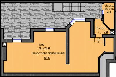 Приміщення вільного призначення 75.6 м² в ЖК Софія Резіденс від забудовника, с. Софіївська Борщагівка