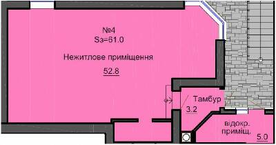 Приміщення вільного призначення 61 м² в ЖК Софія Резіденс від забудовника, с. Софіївська Борщагівка