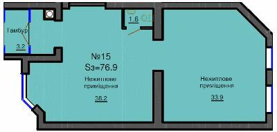 Приміщення вільного призначення 76.9 м² в ЖК Софія Резіденс від забудовника, с. Софіївська Борщагівка