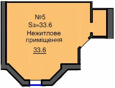 Приміщення вільного призначення 33.6 м² в ЖК Софія Резіденс від забудовника, с. Софіївська Борщагівка