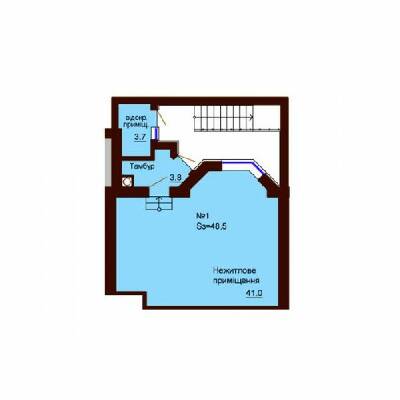 Помещение свободного назначения 48.5 м² в ЖК София Сити от застройщика, с. Софиевская Борщаговка