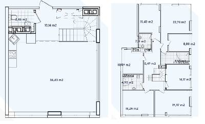 Двухуровневая 193.97 м² в ЖК Варшавский-2 от 20 350 грн/м², Киев