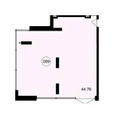 Помещение свободного назначения 48.29 м² в ЖК Residence от застройщика, г. Мироновка