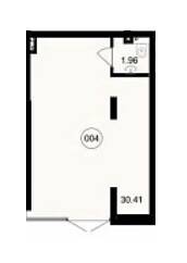 Помещение свободного назначения 32.37 м² в ЖК Residence от застройщика, г. Мироновка