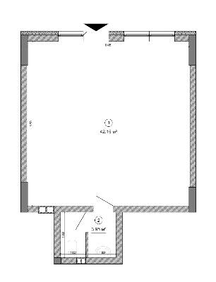Торговельне приміщення 46.1 м² в ЖК Forward від 38 942 грн/м², Київ
