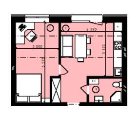 1-комнатная 39.96 м² в ЖК Rothenburg House от 26 100 грн/м², с. Петропавловская Борщаговка