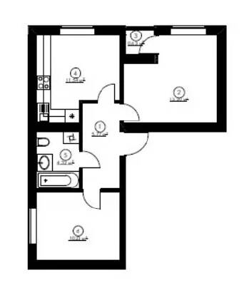 2-кімнатна 45.69 м² в ЖК Гостомельські Липки-4+ від 11 000 грн/м², смт Гостомель