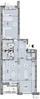 2-кімнатна 70.27 м² в ЖК на вул. Євгена Маланюка (Сагайдака), 101 від 34 000 грн/м², Київ