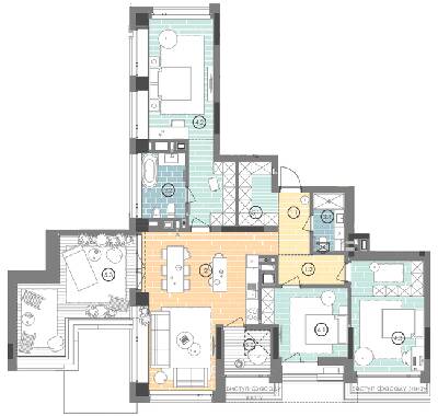 3-кімнатна 126.6 м² в ЖК UNIT.Home від 49 514 грн/м², Київ