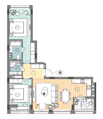 2-кімнатна 78.5 м² в ЖК UNIT.Home від 52 900 грн/м², Київ