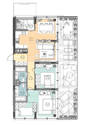 2-кімнатна 100.4 м² в ЖК UNIT.Home від 52 900 грн/м², Київ