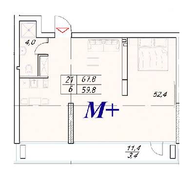 Трикімнатні в Апарт-комплекс Best Resort Apartments