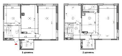 Двухуровневая 123.28 м² в ЖК Оптимісто от 23 000 грн/м², с. Гатное