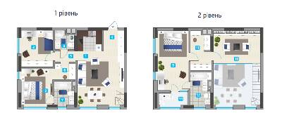 Двухуровневая 128 м² в ЖК Славутич 2.0 от 31 500 грн/м², Киев