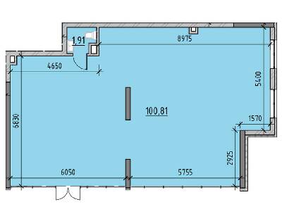 Приміщення вільного призначення 102.72 м² в ЖК Nordica Residence від 47 549 грн/м², Київ