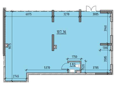 Приміщення вільного призначення 94.19 м² в ЖК Nordica Residence від 53 314 грн/м², Київ
