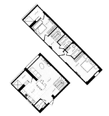 Двухуровневая 77.99 м² в ЖК RYBALSKY от 36 247 грн/м², Киев