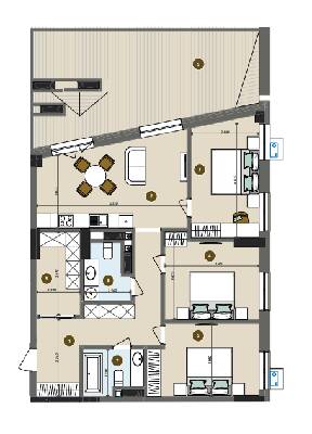 3-кімнатна 102.94 м² в ЖК Chalet від 30 800 грн/м², Київ
