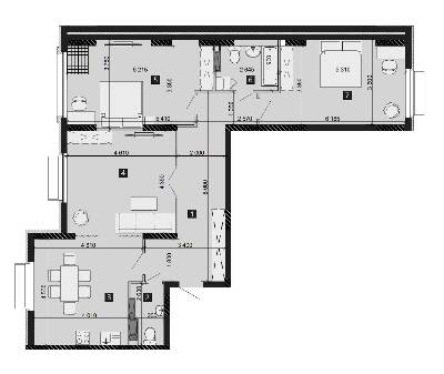 3-кімнатна 106.69 м² в ЖК LIKO-GRAD Perfect Town від 35 000 грн/м², Київ