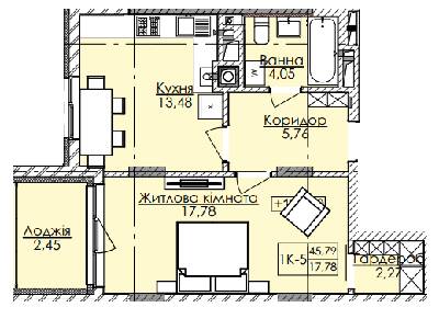 1-комнатная 45.79 м² в ЖК AUROOM SUNRISE от 20 000 грн/м², Львов