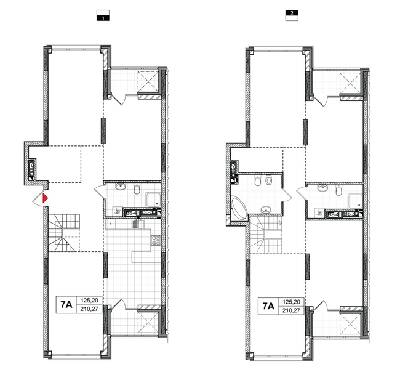 Дворівнева 208.97 м² в ЖК CITY HUB від 37 322 грн/м², Київ
