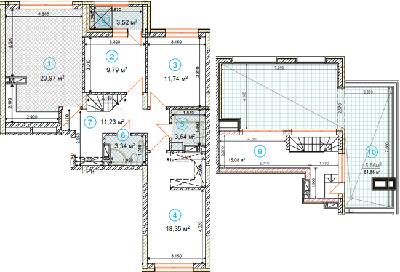 Дворівнева 116.22 м² в ЖК SKY AVENUE від 27 524 грн/м², Київ