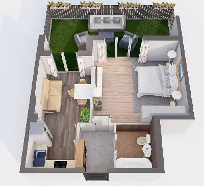 1-комнатная 47.27 м² в ЖК Orange Park от 20 250 грн/м², с. Крюковщина