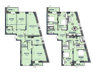 4-кімнатна 118.2 м² в ЖК Метрополіс від 33 072 грн/м², Київ