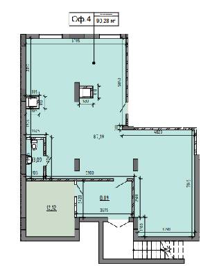 Торговое помещение 90.28 м² в ЖК Америка от 22 376 грн/м², Львов
