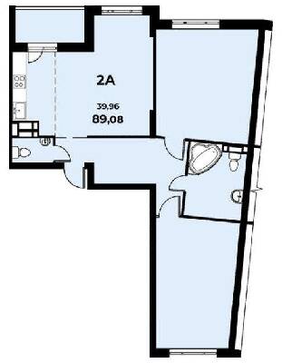 2-кімнатна 89.09 м² в ЖК Navigator від 17 500 грн/м², Київ