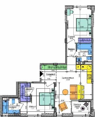 2-кімнатна 68.2 м² в ЖК Respublika від 43 000 грн/м², Київ