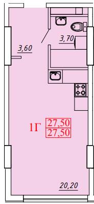 Смарт 27.5 м² в ЖК Smart Hall від 25 050 грн/м², Одеса
